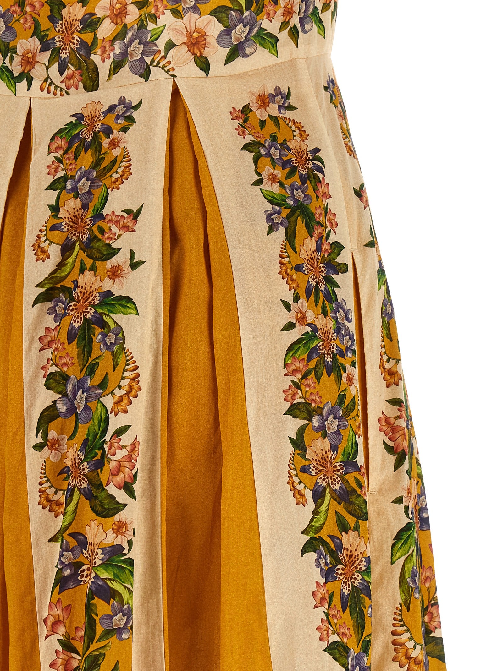 Sand Hilo Stripes Maxi dress Yellow
