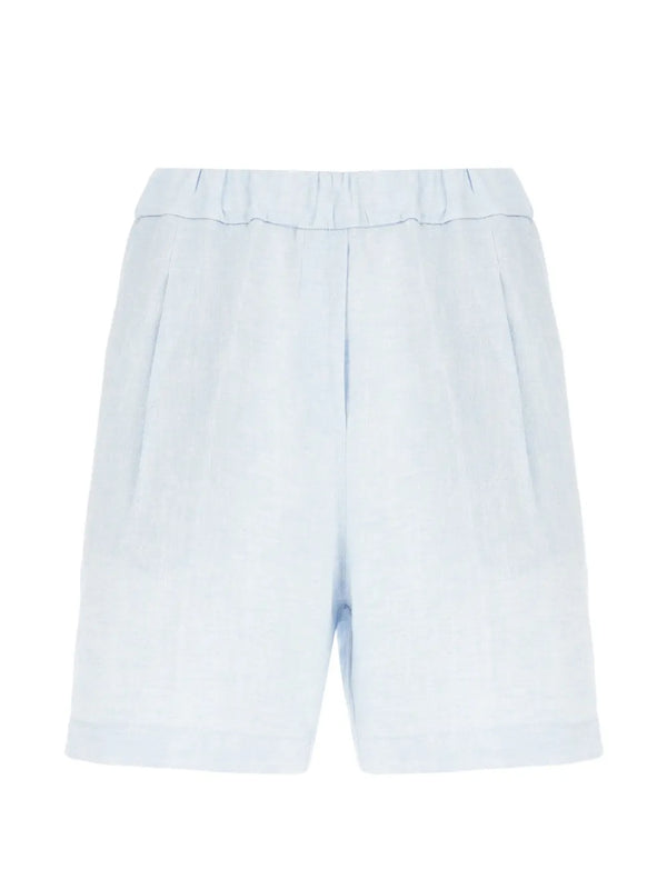Panicale Linen shorts in light blue