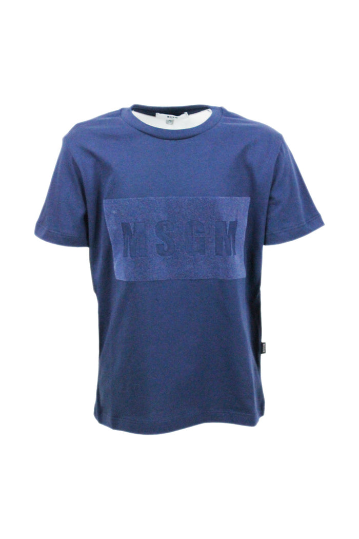 MSGM T-shirts and Polos Blue 100co