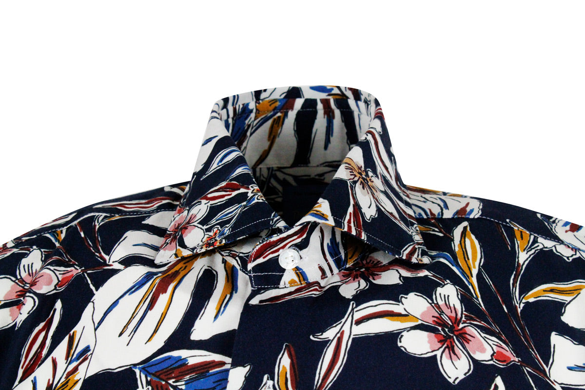 Barba Napoli Shirts Blue 100vi
