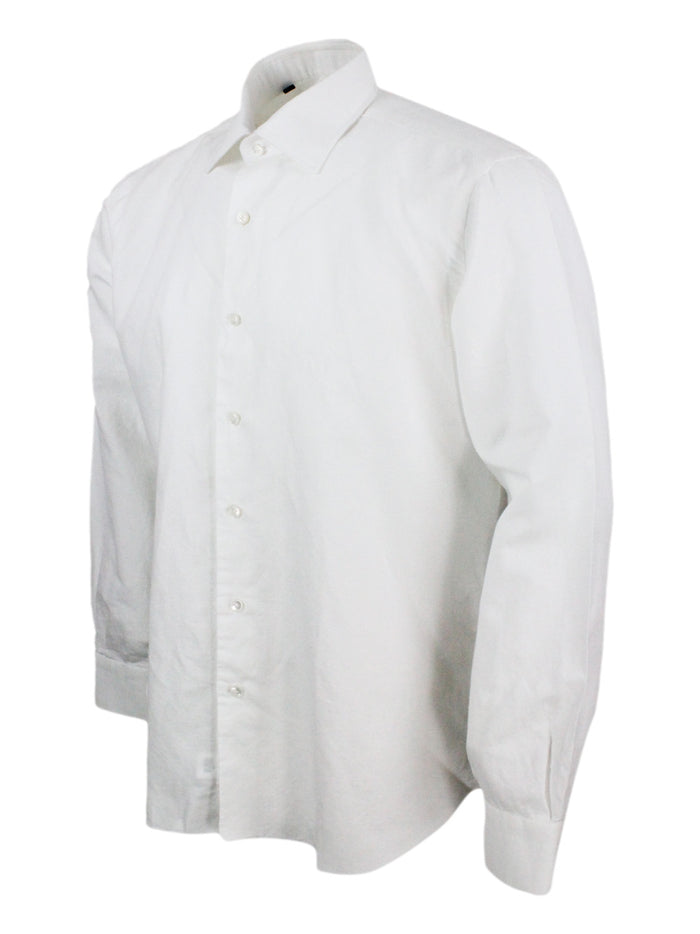 Barba Napoli Shirts White 70co 30li