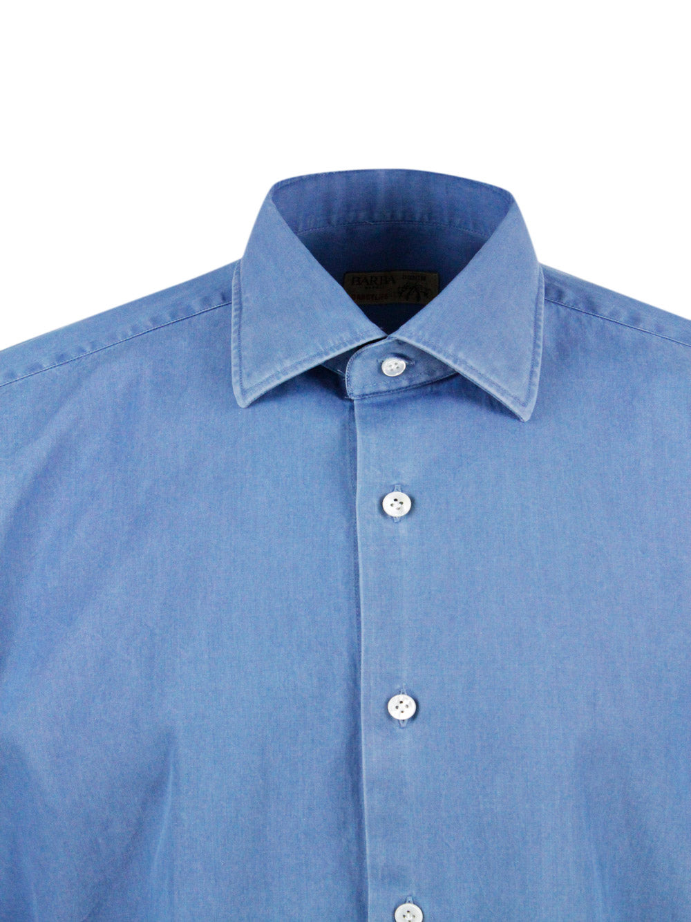 Barba Napoli Shirts Light denim 100co