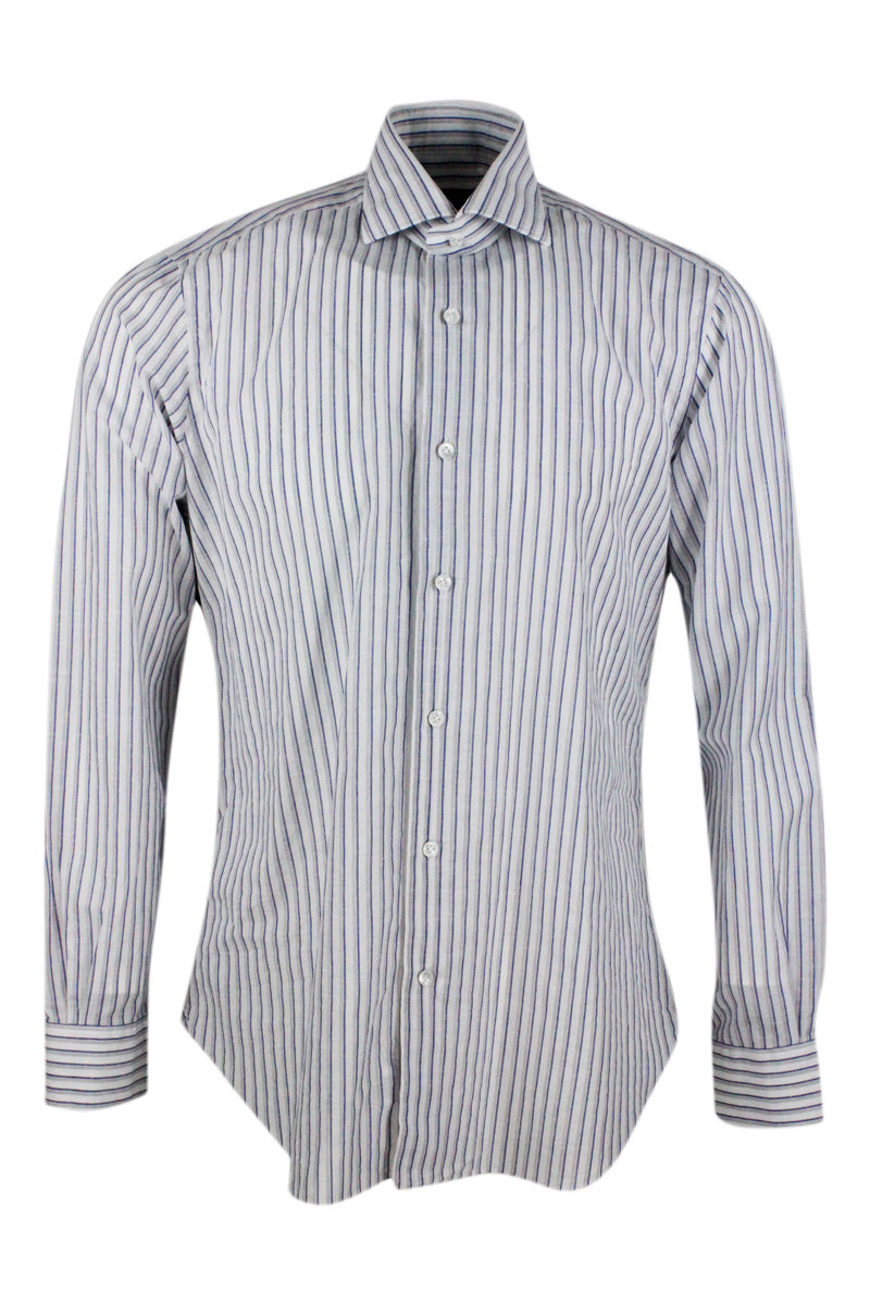 Barba Napoli Shirts White 60co 40li
