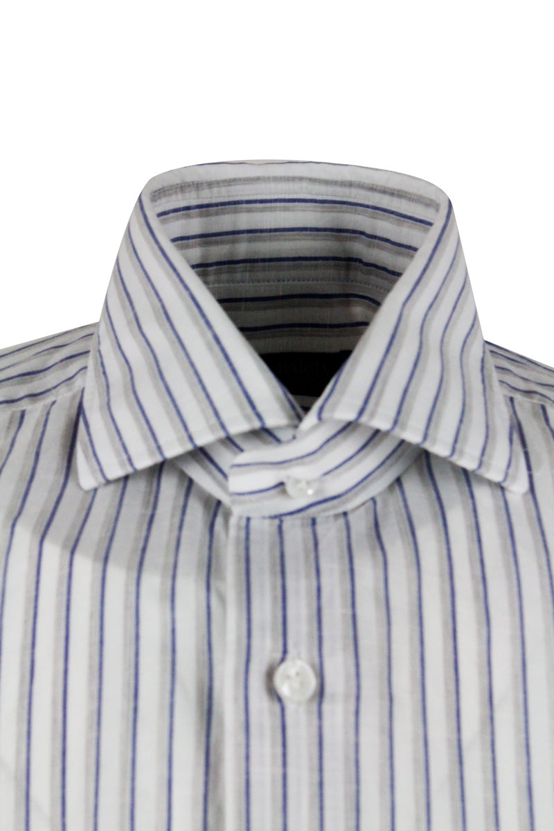 Barba Napoli Shirts White 60co 40li