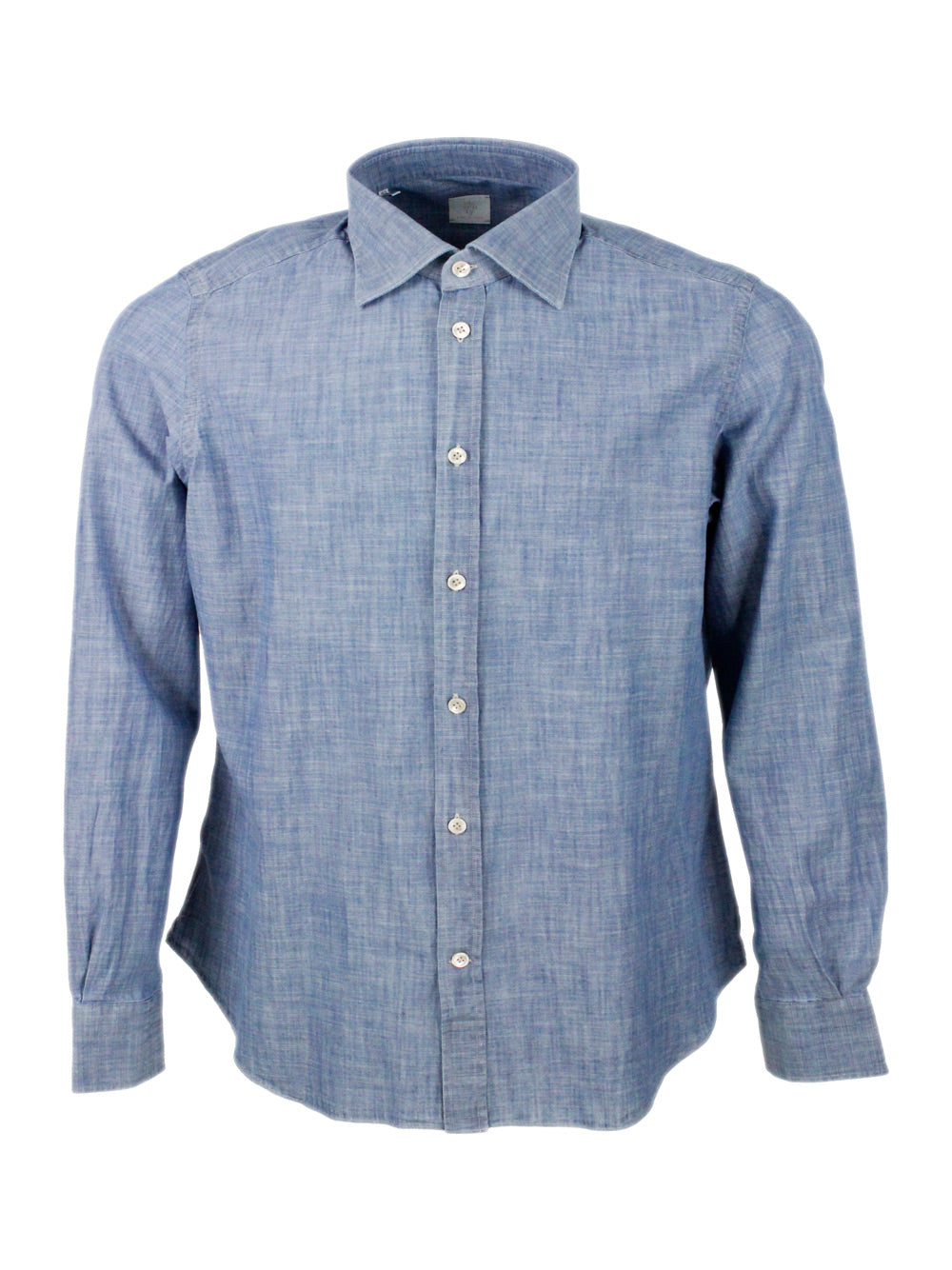Eleventy Shirts Denim 100co
