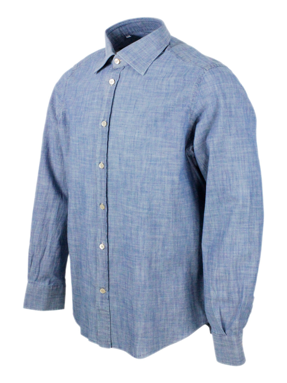 Eleventy Shirts Denim 100co