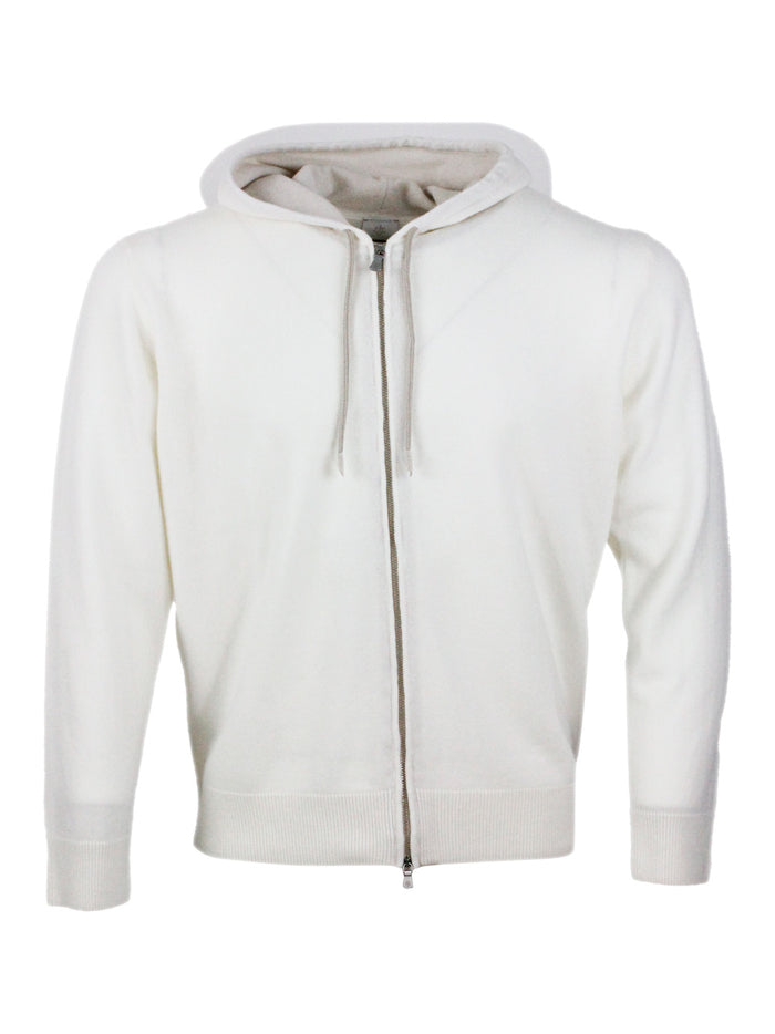 Eleventy Sweaters White 100ws