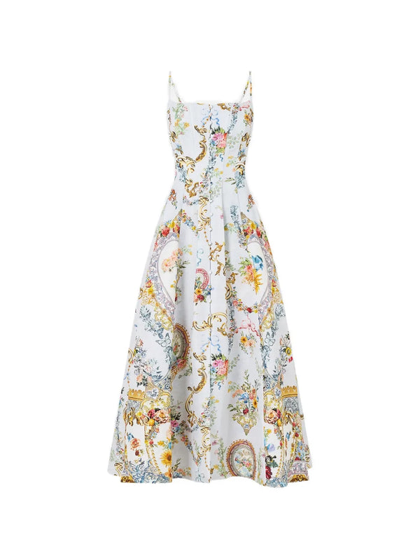 Camilla Linen 82% dress in light blue