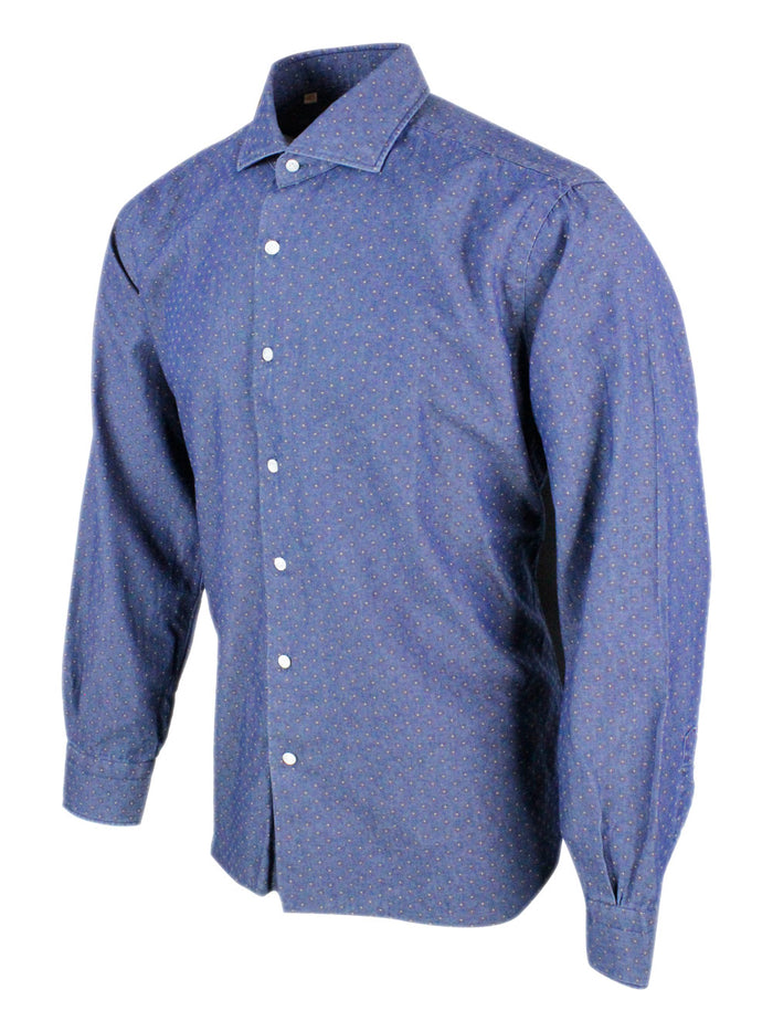 Barba Napoli Shirts Denim 100co