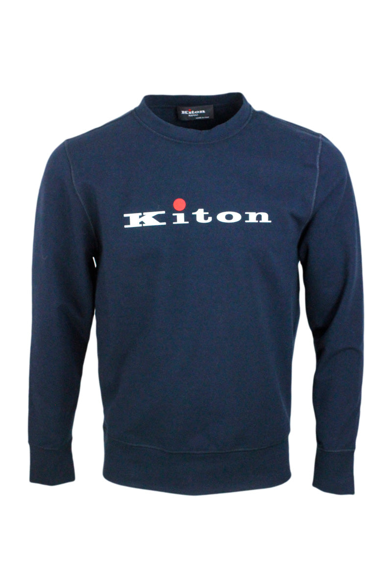 Kiton Sweaters Blue 89co 11ea