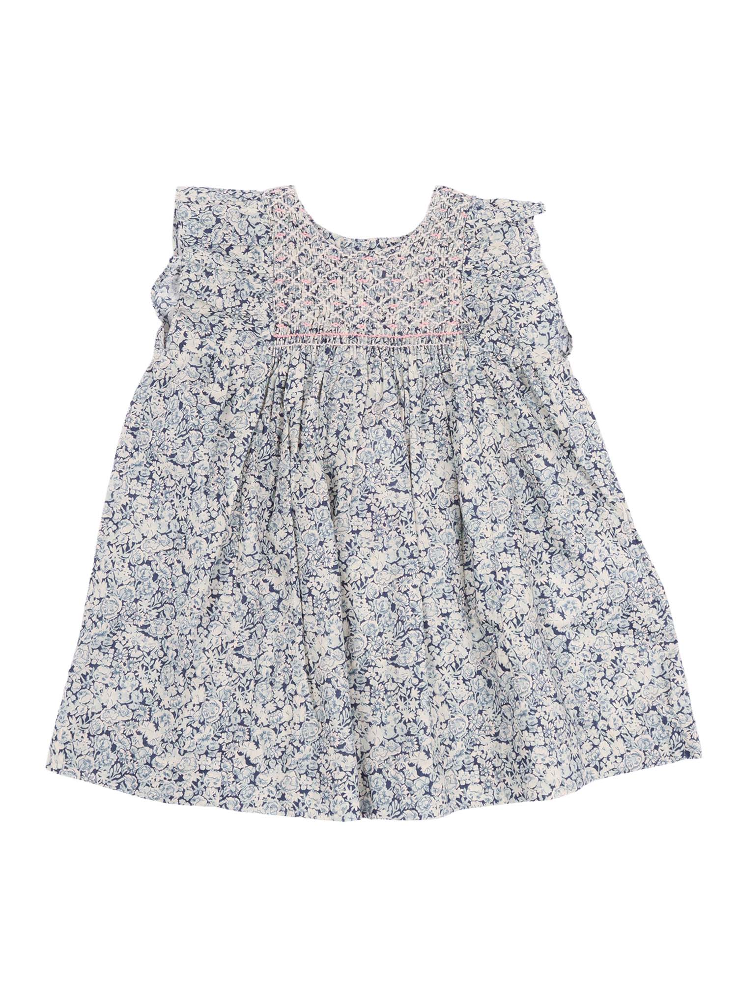 Cadelili Dress Blue Organic Cotton