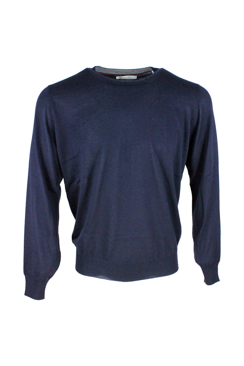 Brunello Cucinelli Sweaters Blue 70ws 30se