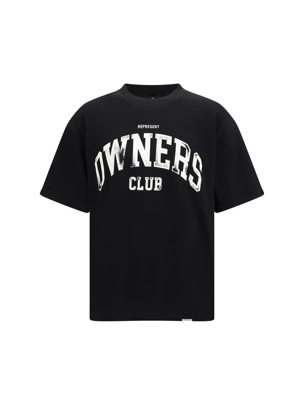 T-Shirt Owners Club Jet Black Cotton T-shirts