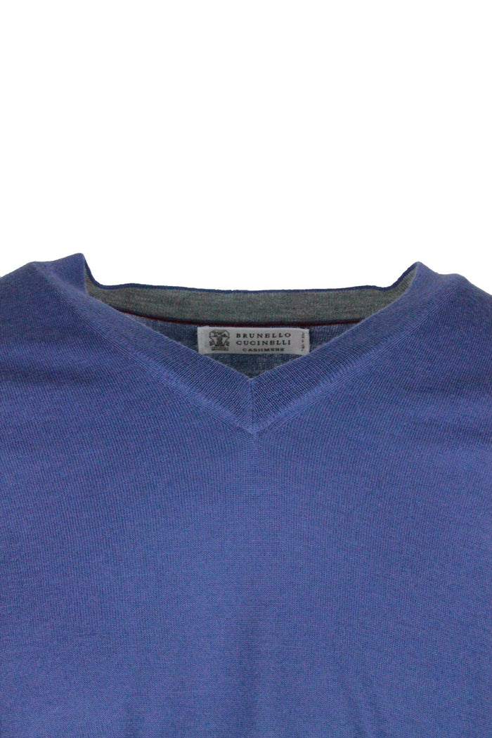 Brunello Cucinelli Sweaters Blue 90wv 10ws