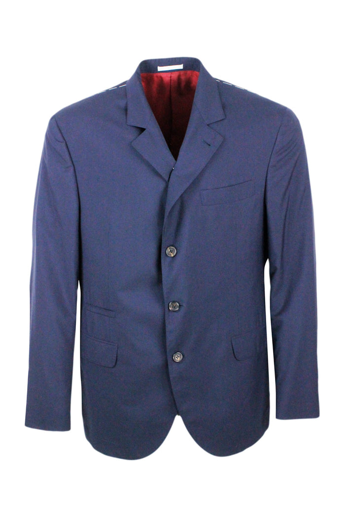 Brunello Cucinelli Jackets Blue 90wv 10se
