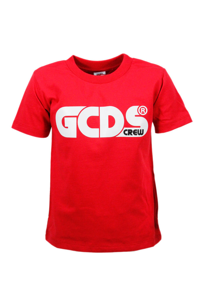 GCDS T-shirts and Polos Red 100co