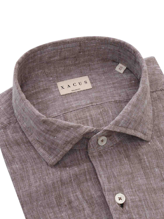 Brown Linen Shirt