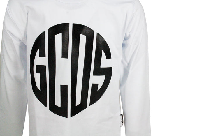 GCDS T-shirts and Polos White 100co