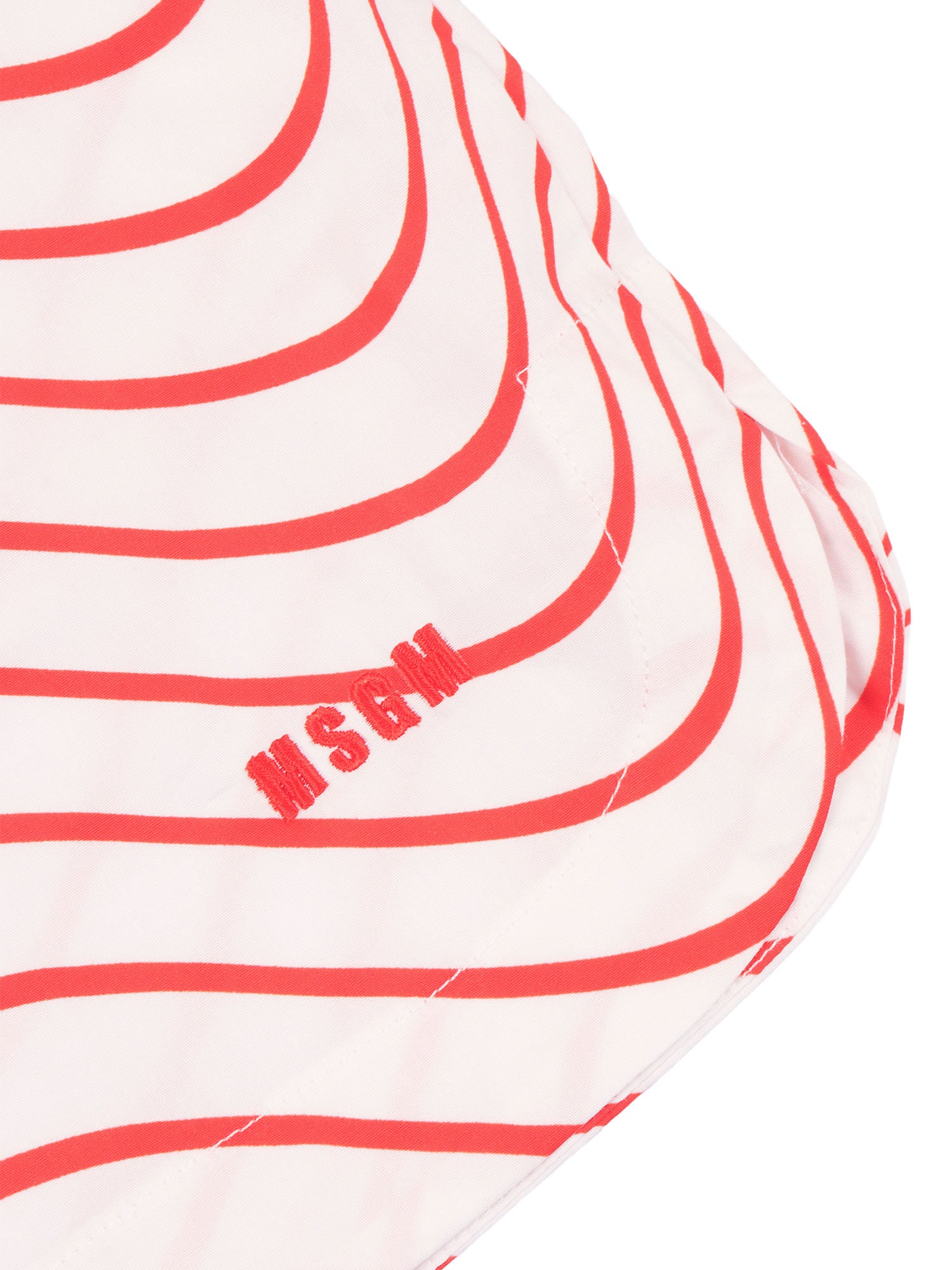 POPLIN SHORTS GIRL Red Cotton Bermuda