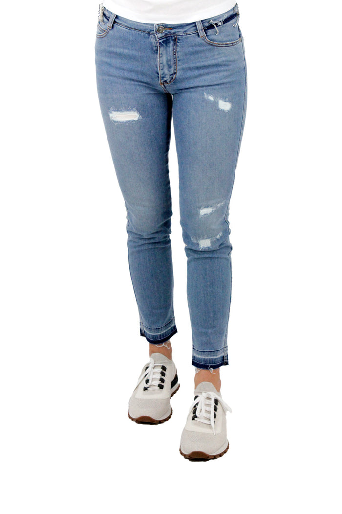 Ermanno Scervino Trousers Denim 91co 7pl 2ea
