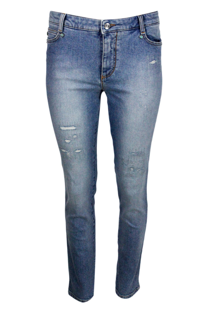 Ermanno Scervino Trousers Denim 99co 1ea
