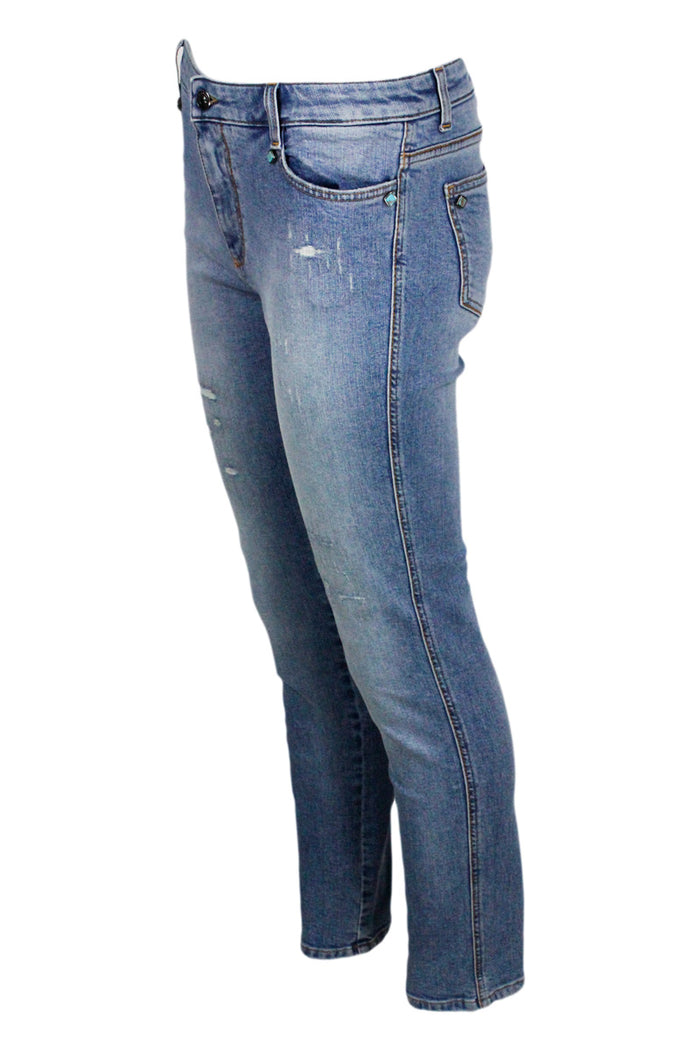 Ermanno Scervino Trousers Denim 99co 1ea