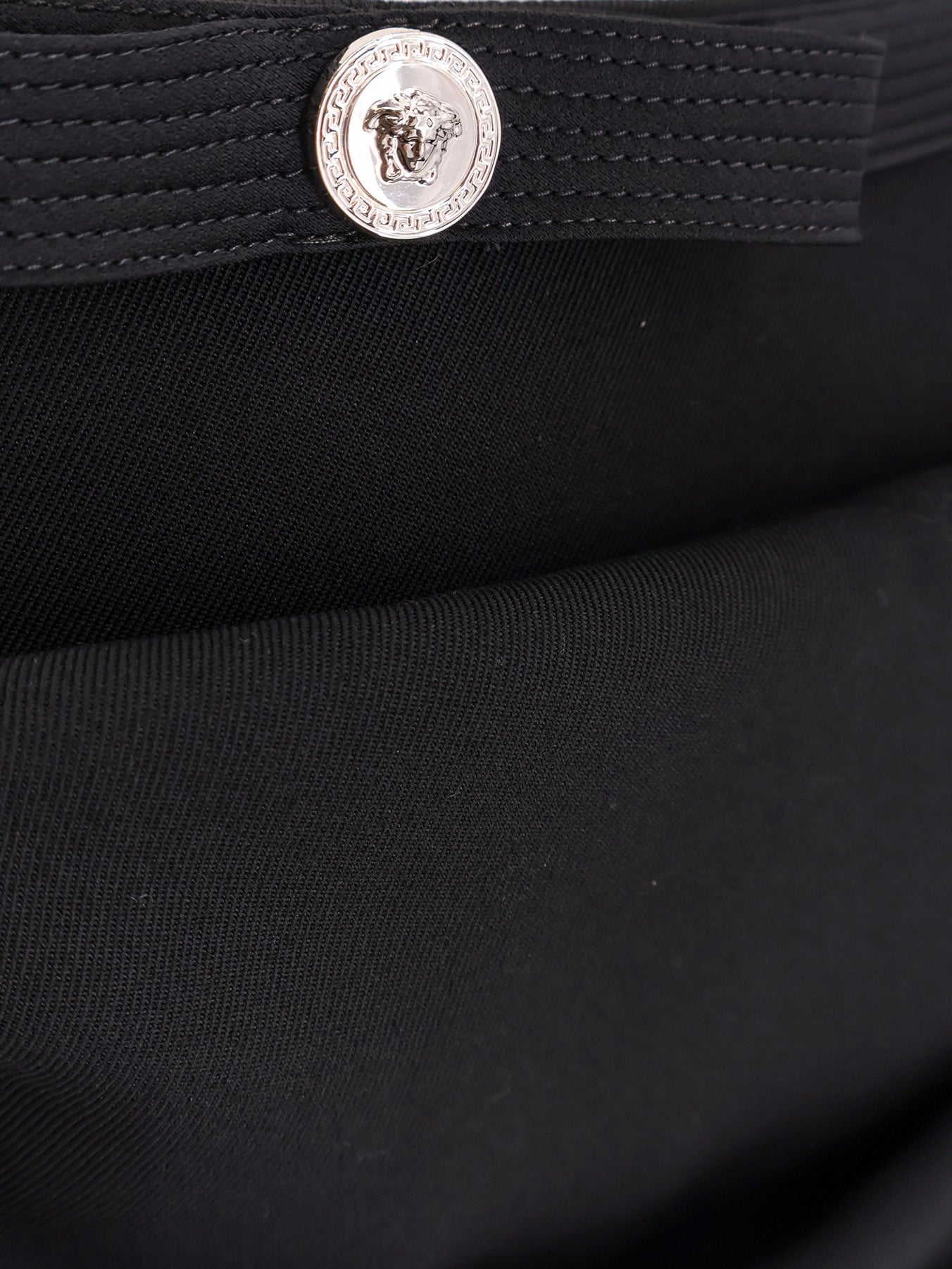 Versace Skirts Black Lana Vergine Responsabile