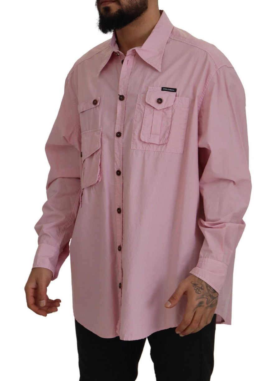 Dolce & Gabbana 100% Cotton shirt in pink
