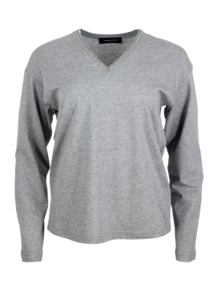 Fabiana Filippi T-shirts and Polos Grey 100co