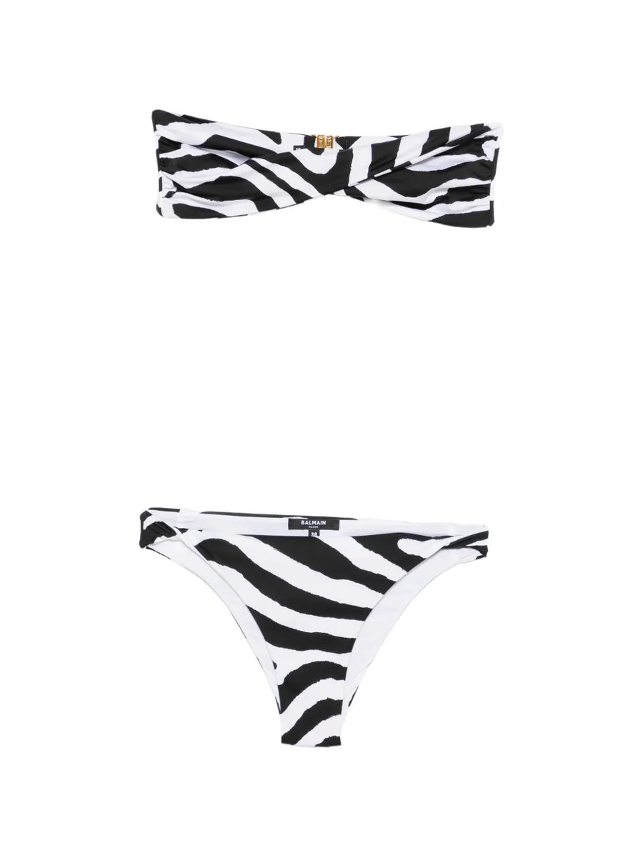 Balmain bikini in black