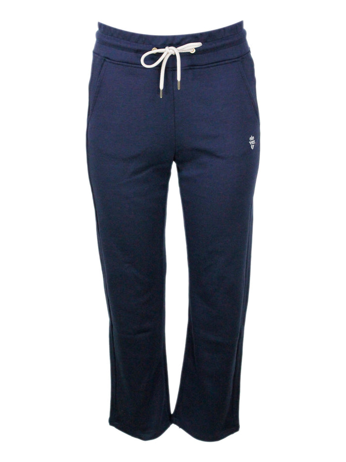 Eleventy Trousers Blue 98co 2pa