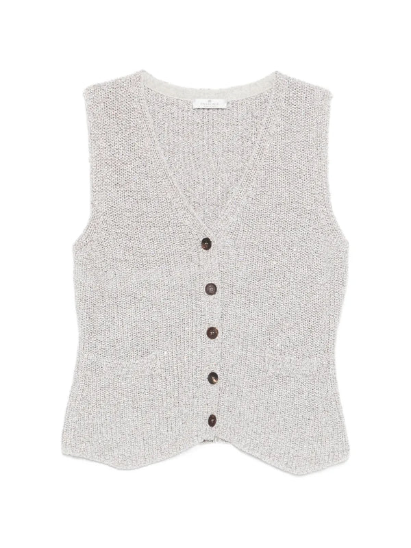 Panicale Polyester 46% cardigan in beige