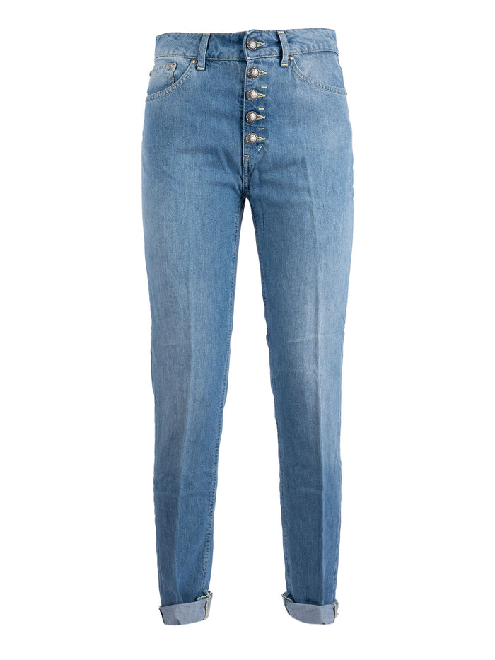 KOONS 30 INCHES PANTS Blue Lyocel Jean