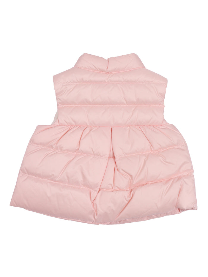 HIVA VEST Pink Sleeveless Puffer