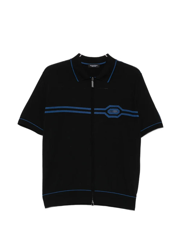 Stefano Ricci Cotton 90% cardigan in black