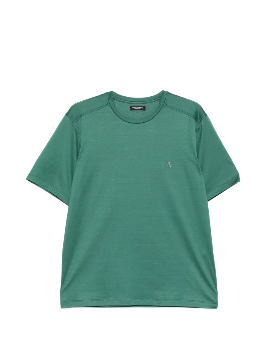 Stefano Ricci Cotton 100% t-shirt in green