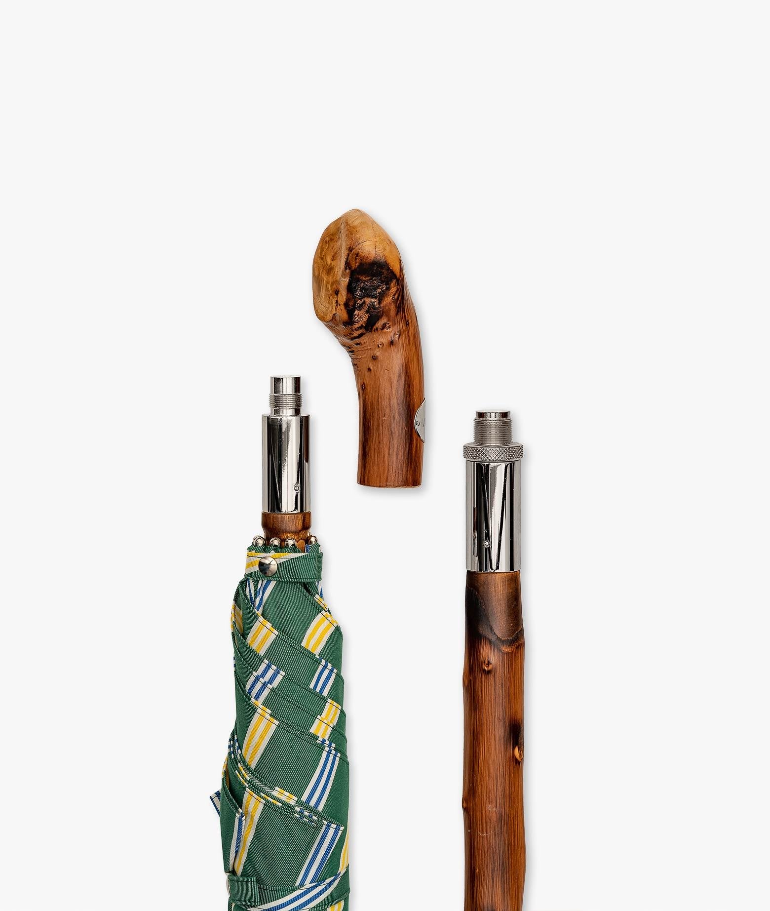 Umbrella Pic Nic Darkgreen Chestnut Handle