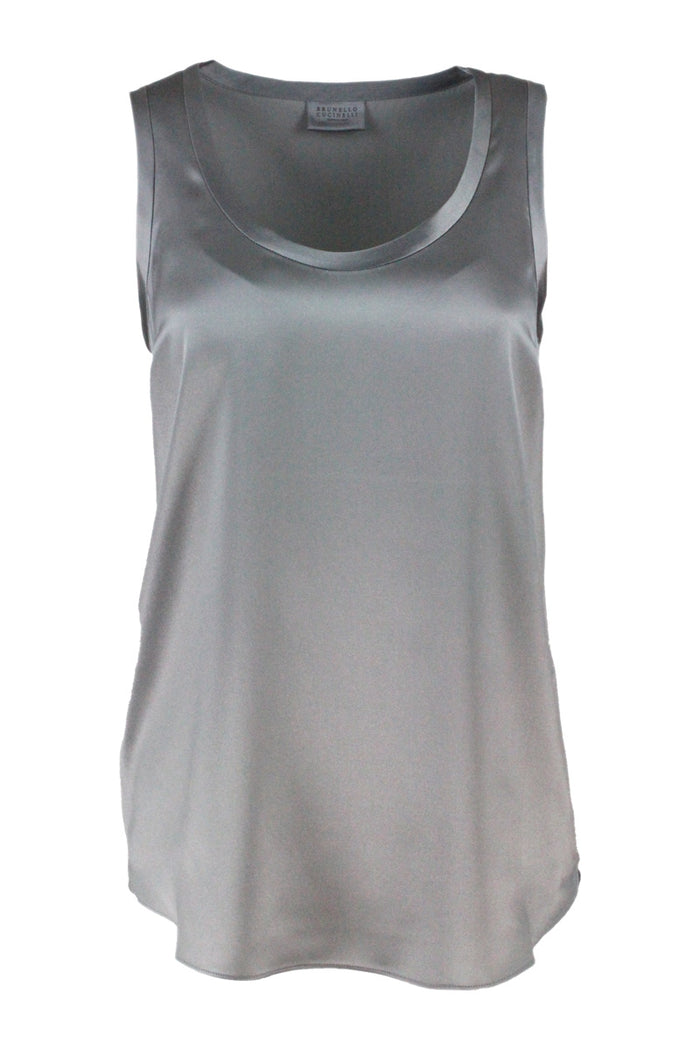 Brunello Cucinelli Top Grey 96se 4ea