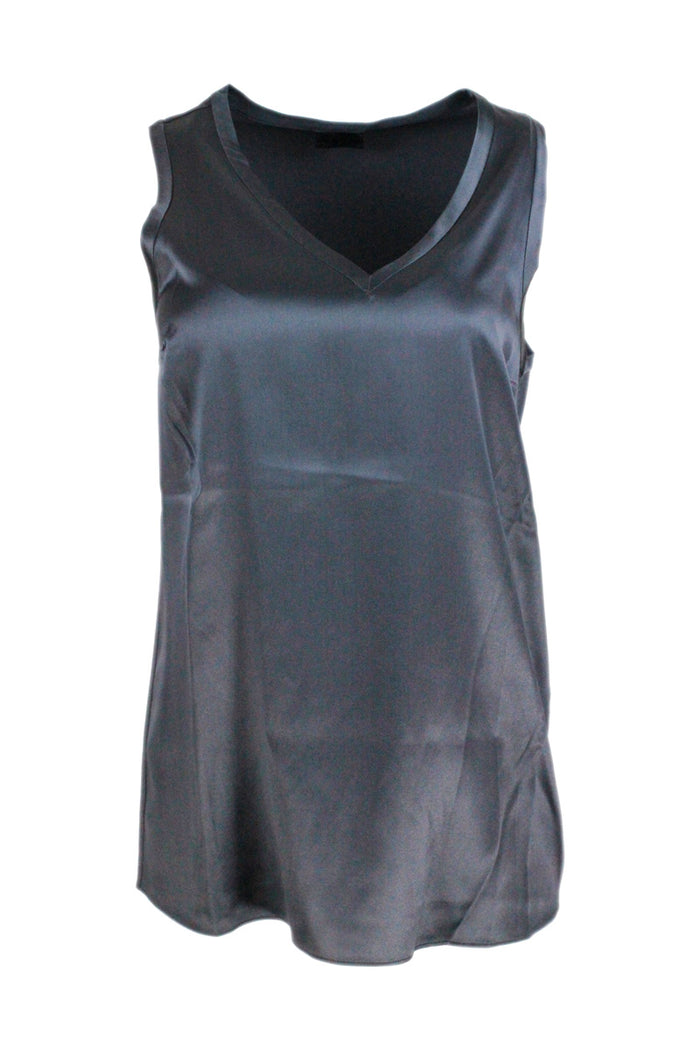 Brunello Cucinelli Top Grey 96se 4ea