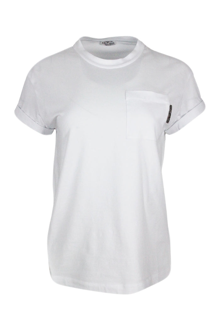 Brunello Cucinelli T-shirts and Polos White 93co 7ea