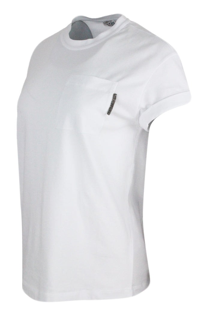 Brunello Cucinelli T-shirts and Polos White 93co 7ea