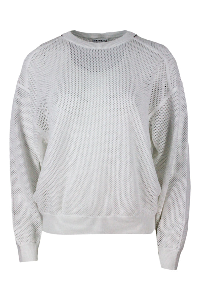 Brunello Cucinelli Sweaters White 100co