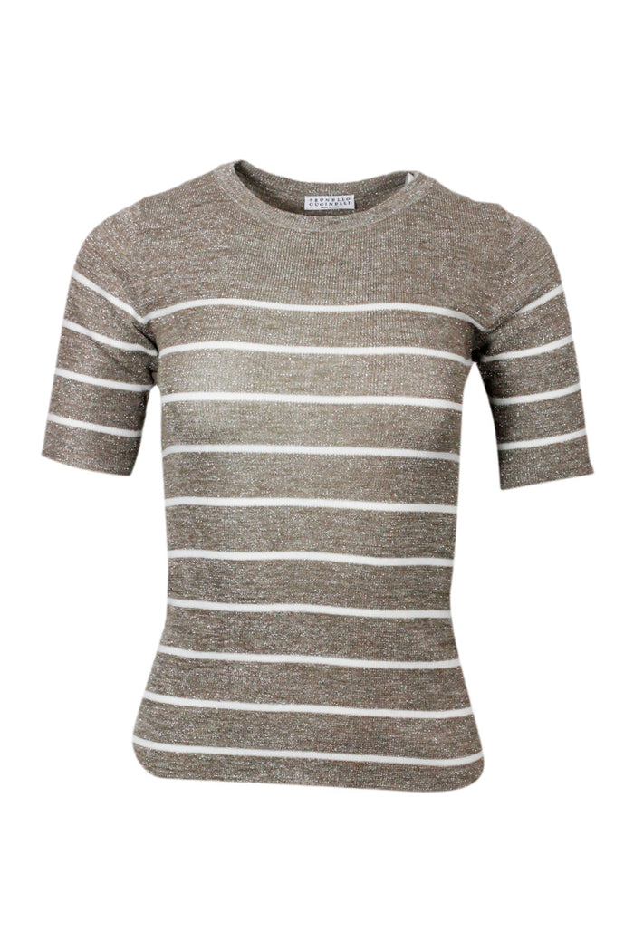 Brunello Cucinelli Sweaters Beige 45li 37pl 10me 8pa