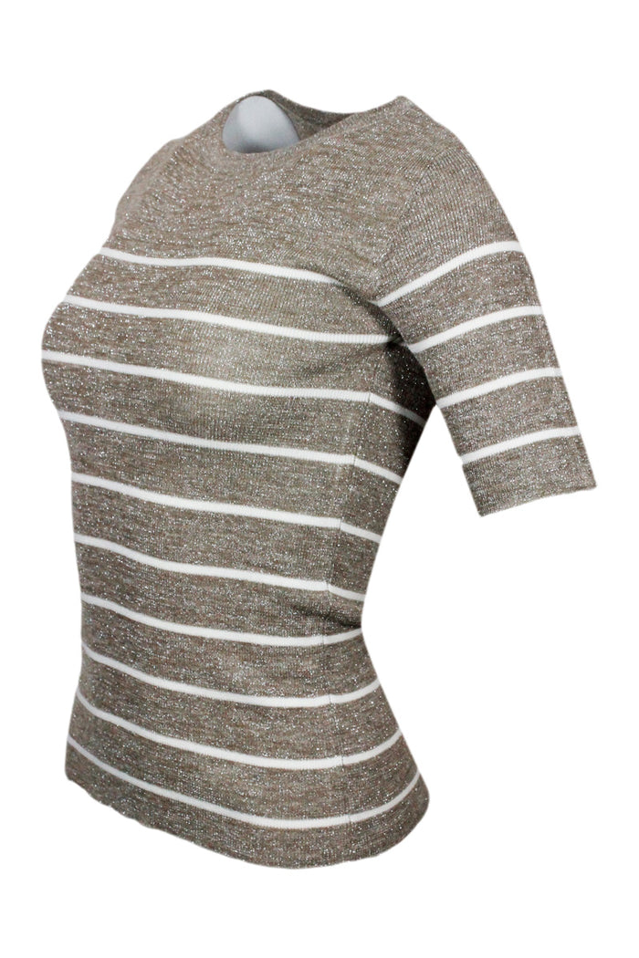 Brunello Cucinelli Sweaters Beige 45li 37pl 10me 8pa