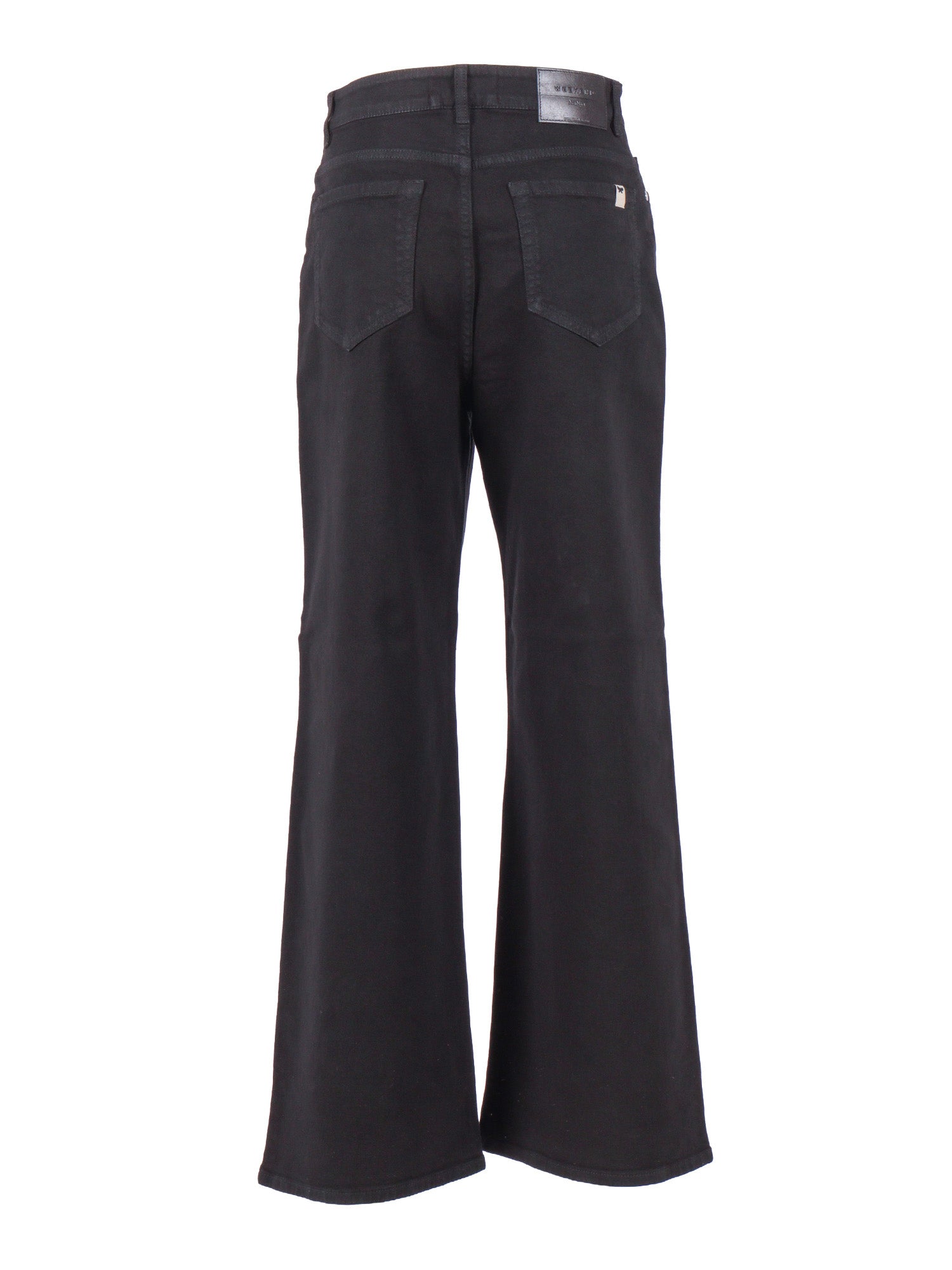 TROUSERS Black Cotton Elastane Pant