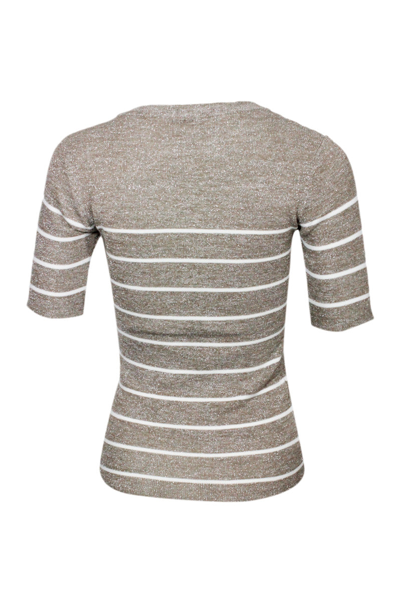 Brunello Cucinelli Sweaters Beige 45li 37pl 10me 8pa