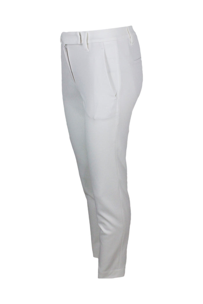 Brunello Cucinelli Trousers White 97co 3ea