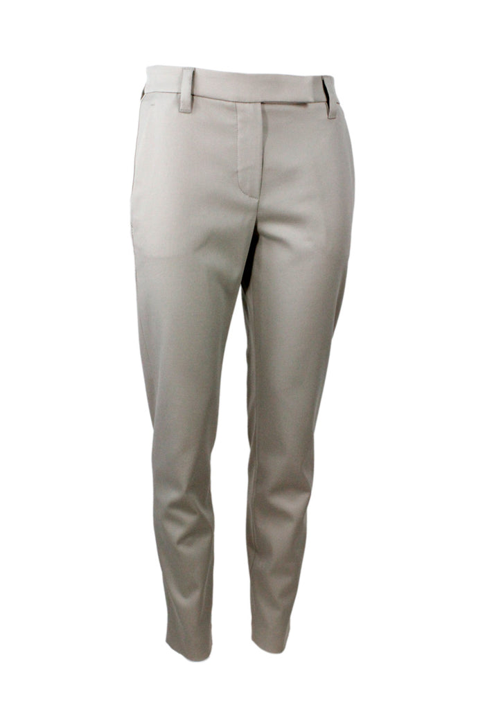 Brunello Cucinelli Trousers Beige 97co 3ea