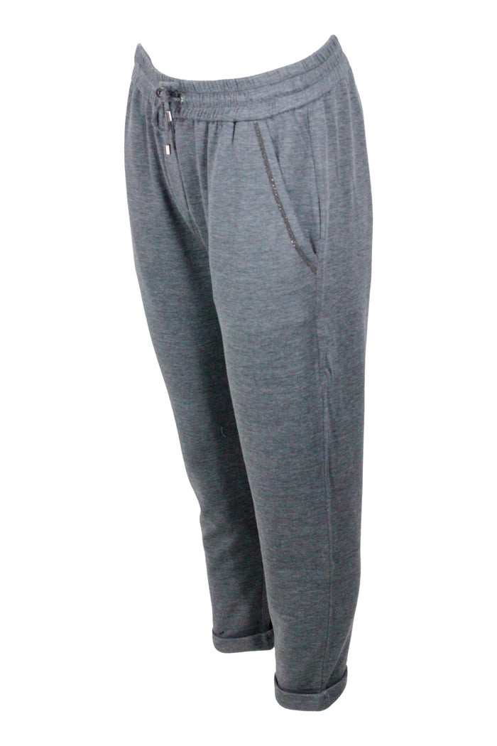 Brunello Cucinelli Trousers Grey 67co 31se 2 Pa