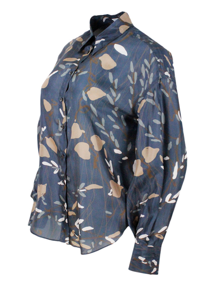 Brunello Cucinelli Shirts Blue 100se